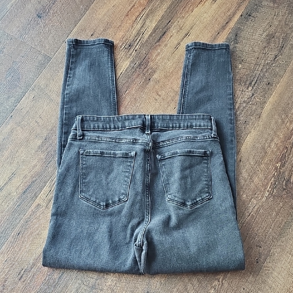 Old Navy High Rise Super Skinny Black Jeans Women's Size 10 Tall